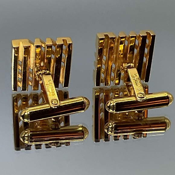 Christian Dior Logo Cufflinks - Picture 3 of 8